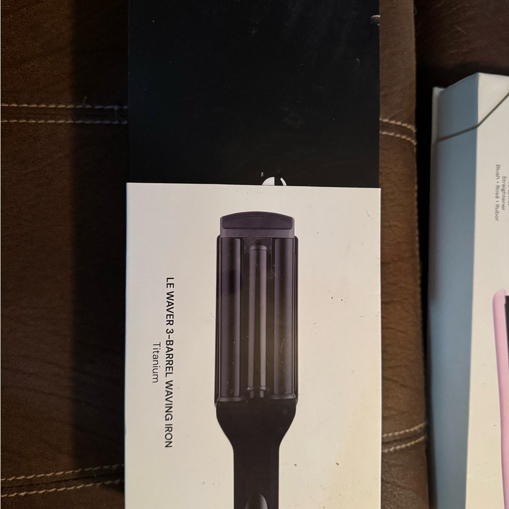 3-Barrel Titanium Waver Hair Iron - Black